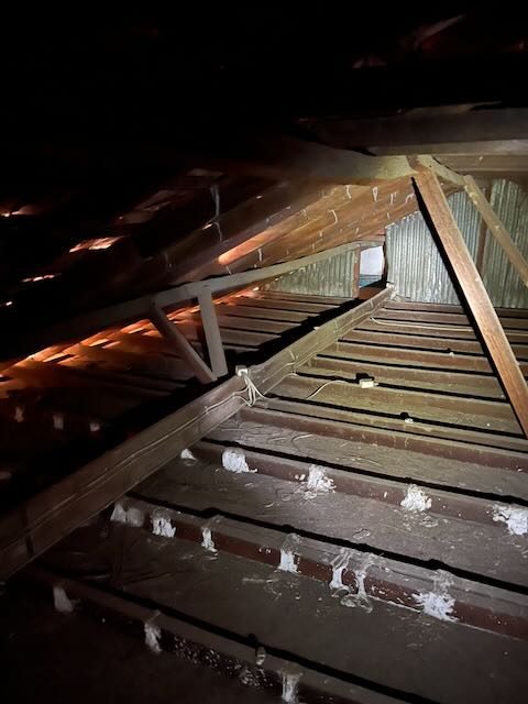 Roof sagging identified during a Perth building inspection